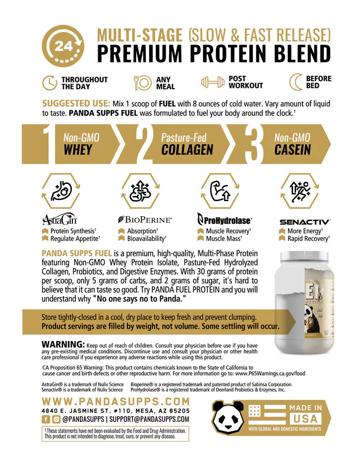 PANDA Supplements FUEL Premium Protein