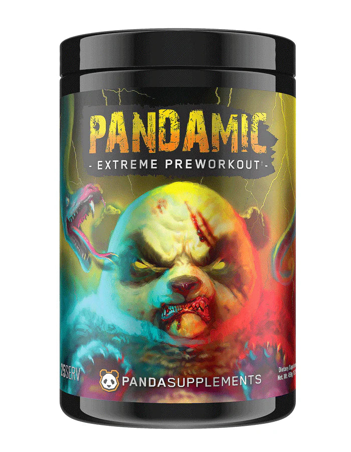 Panda supps pandemic extreme pre-workout Peach gummy