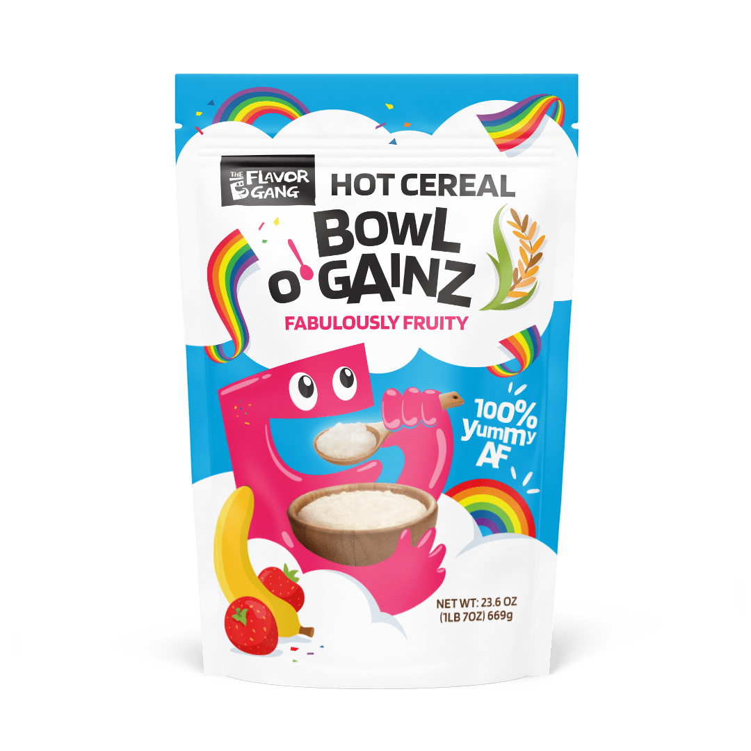 The Flavor Gang Hot Cereal Bowl O' Gainz